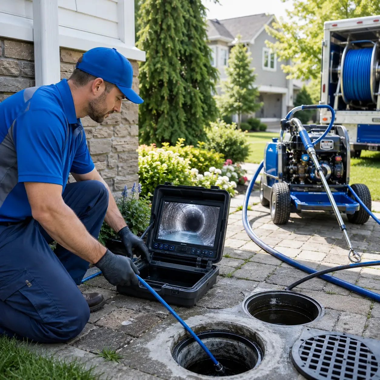 Outdoor drain cleaning professionals serving Neapolis, OH